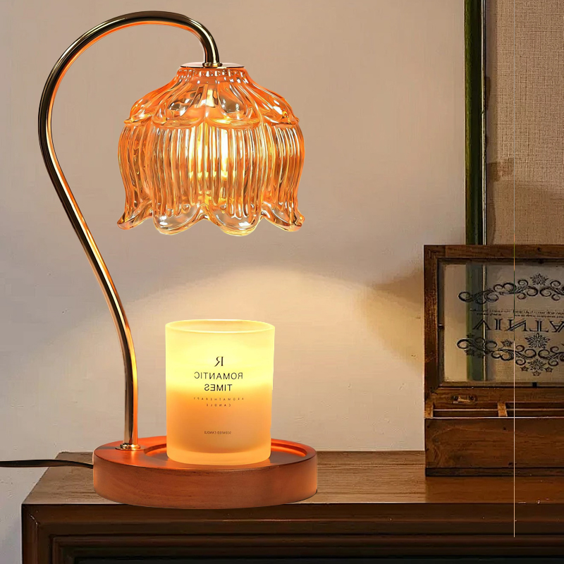 Holiday Candle Set - キャンドルウォーマーランプ タイマー付き 調光可能：女性への誕生日プレゼント 家庭用装飾、キャンドルランプギフト、キャンドルは含まれていません