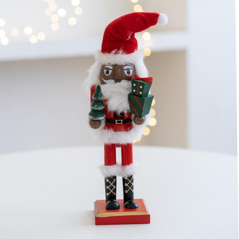 木製くるみ割り人形の兵士,エルフの老人,ワインキャビネットの - Nutcracker Figurine のレビューと価格
