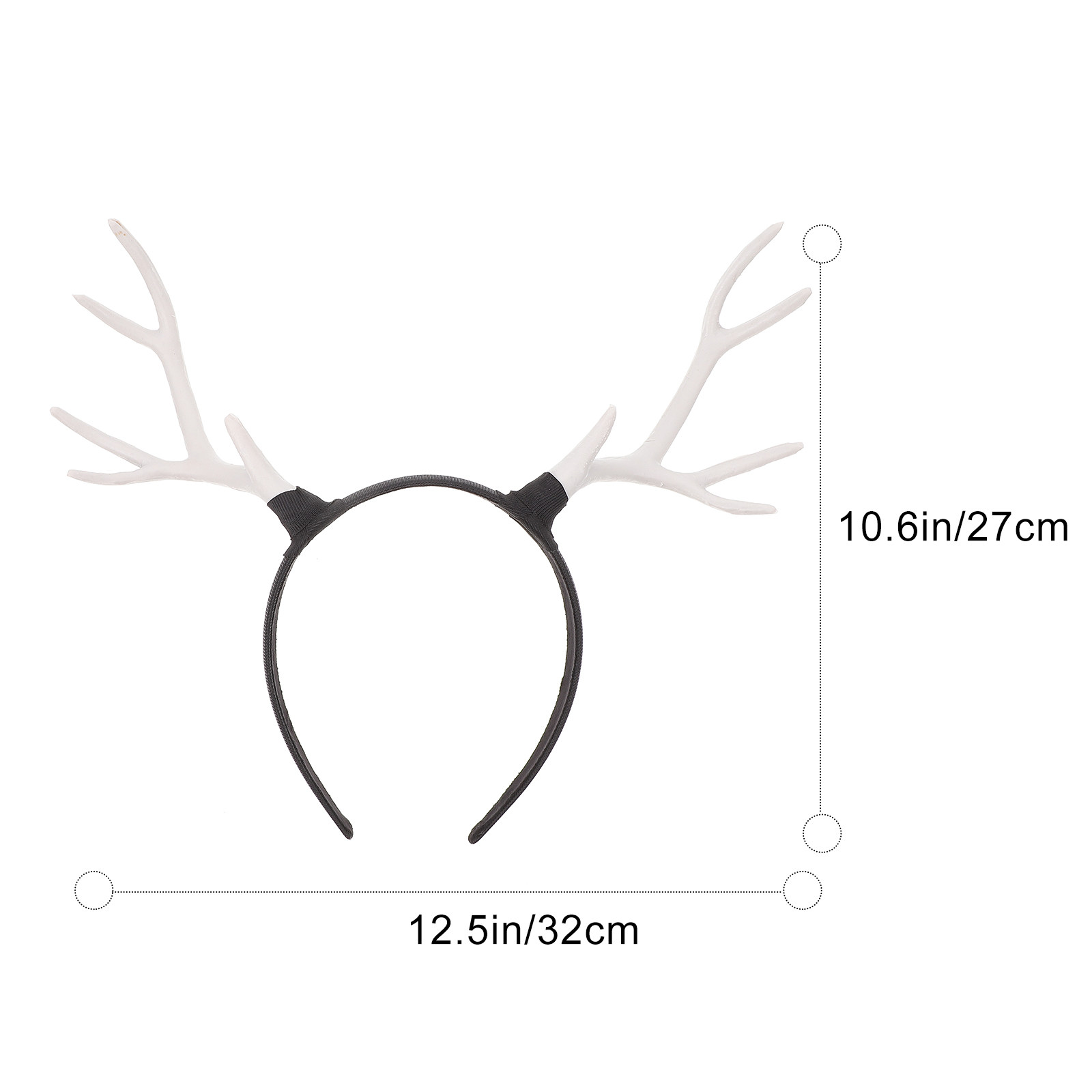 1個入り。愛らしいトナカイの角がデザインされたクリスマスヘア - Reindeer Antlers Headband のレビューと価格