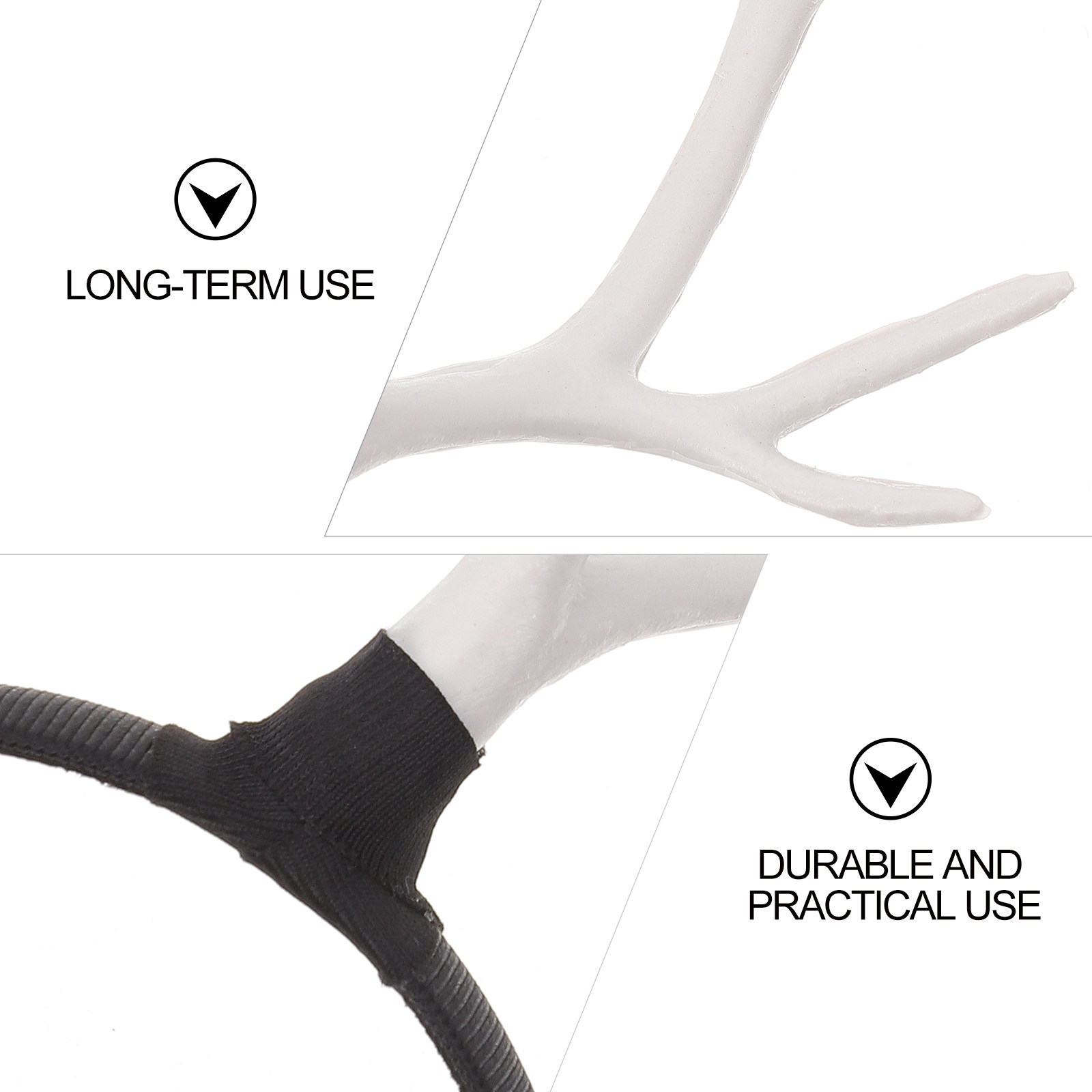 1個入り。愛らしいトナカイの角がデザインされたクリスマスヘア - Reindeer Antlers Headband のレビューと価格