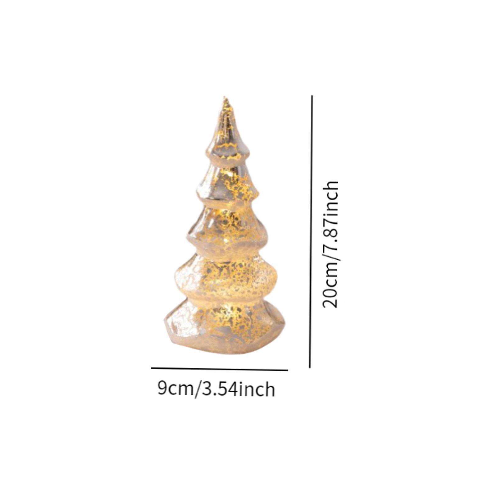 人工クリスマスツリーのガラス製オーナメント。テーブル、机、棚 - Christmas Tree Artificial のレビューと価格