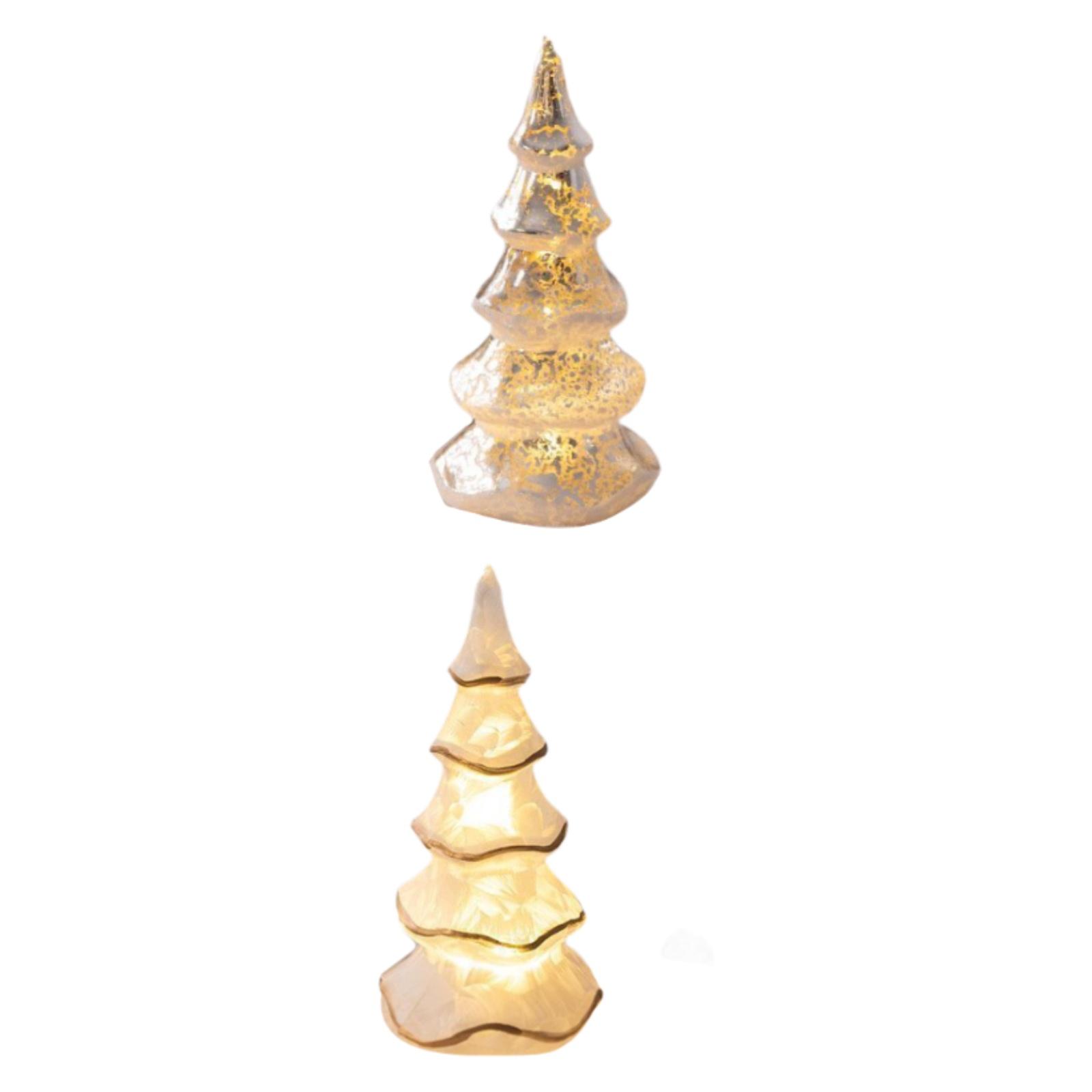 人工クリスマスツリーのガラス製オーナメント。テーブル、机、棚 - Christmas Tree Artificial のレビューと価格