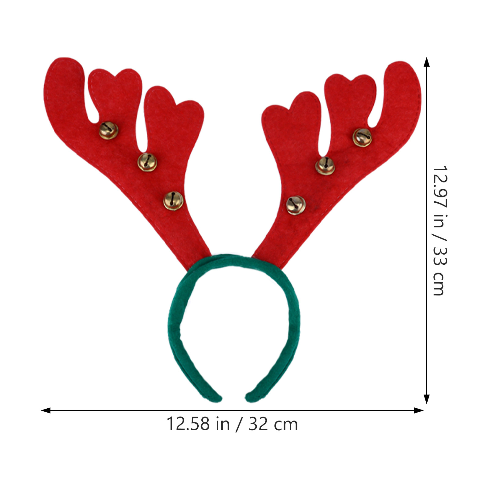 8個入り、角のついたヘッドドレス、ピンク色のヘアバンド、かわ - Reindeer Antlers Headband のレビューと価格