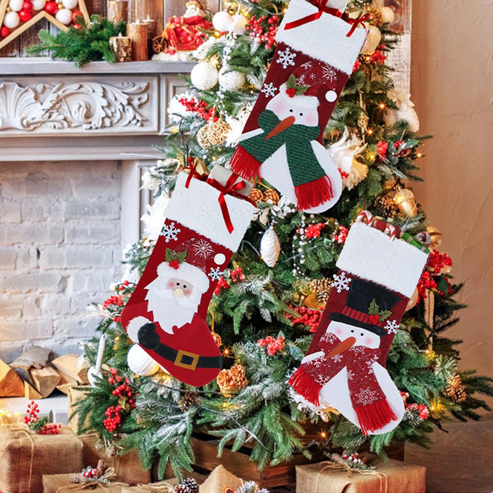 クリスマスストッキングセット ポリエステル製クリスマスソック - Christmas Stocking Hanging のレビューと価格