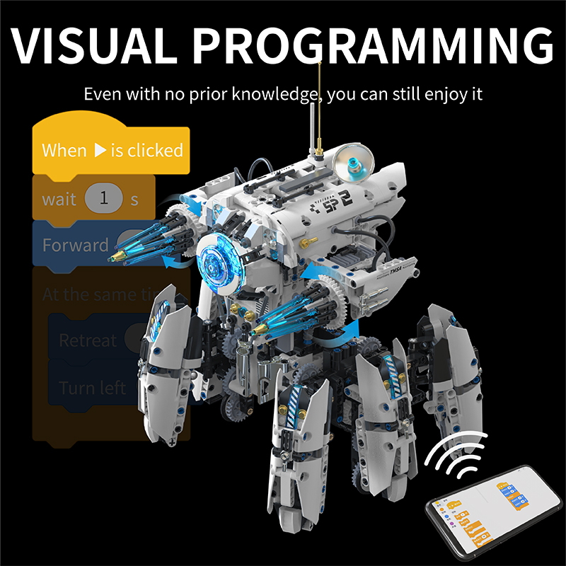 技術的なプログラミング、六脚ロボット、SF、戦闘機械、組み立 - Lego Set City のレビューと価格