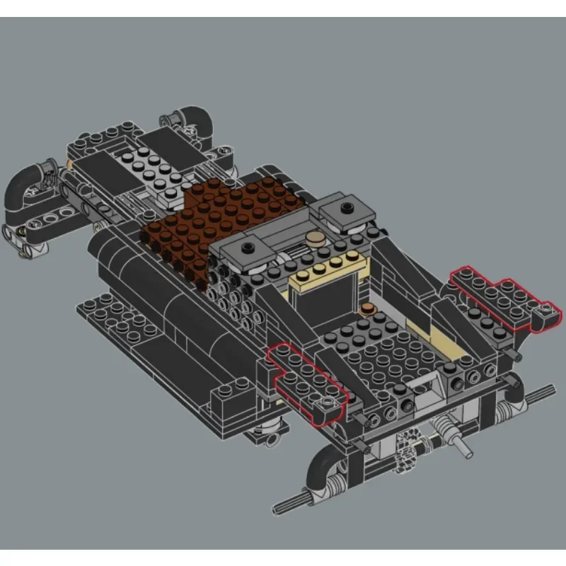 1060個入り、ヴィンテージモデルT型車の組み立てブロックセ - Lego Set Technic のレビューと価格
