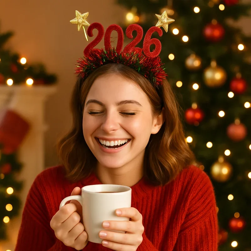 1～5個入り、トナカイの角を模したクリスマスヘアバンド、サン - Reindeer Antlers Headband のレビューと価格
