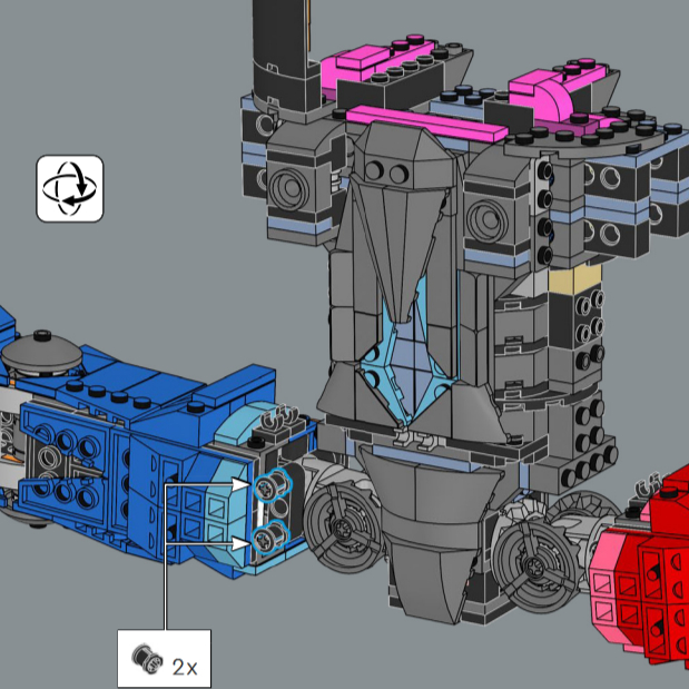 レゴブロックと互換性のある、人形メカの組み立てブロックセット - Lego Set Technic のレビューと価格