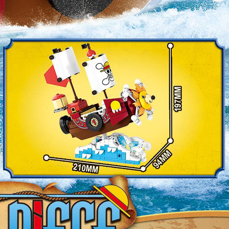 4in1 ワンピース サウザンドサニー マイクロブリック ワ - Lego Set Technic のレビューと価格